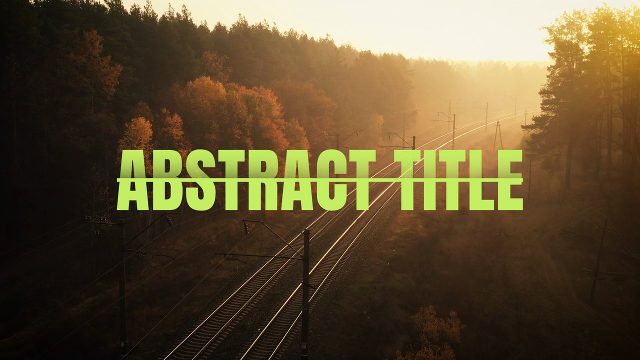 Glitch Slice Text Animation for Bold Video Titles Premiere Pro MOGRT