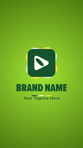 Gradient and Simple Vertical Logo Intro