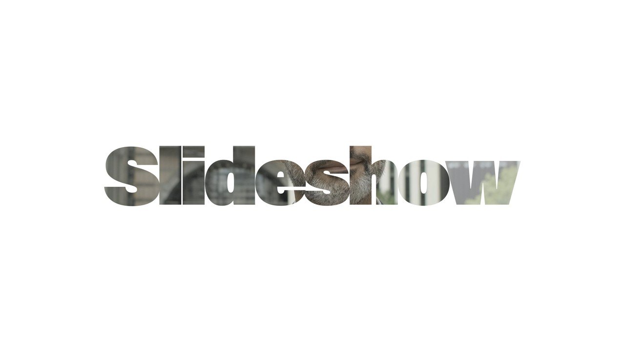 Minimal Slideshow with Gray Bars and Growing Frames After Effects Template