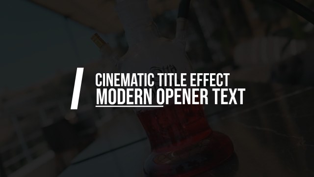 Minimal Vertical Slash Opener Typography for Music Videos – Free After Effects