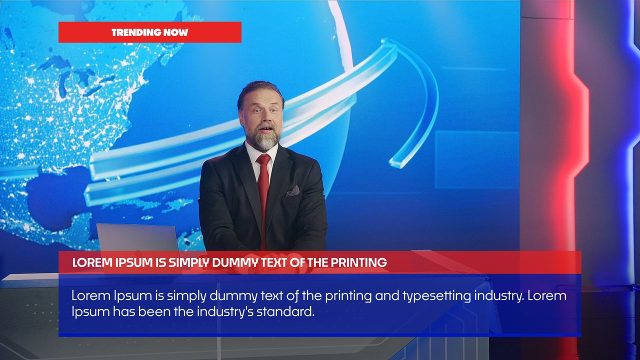 Breaking News Broadcast Lower Third After Effects Template