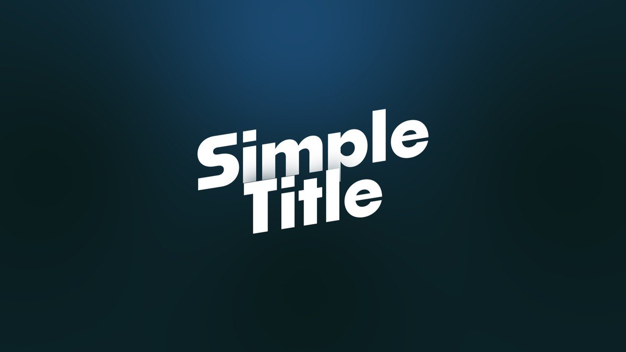 Interlocking Two Word Heading Typography Premiere Pro MOGRT