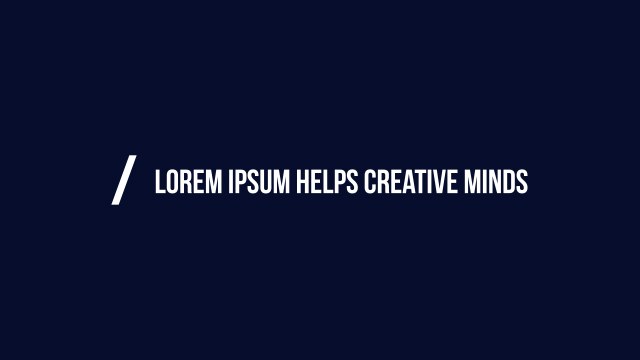 YouTube Title: Big Slash Line – Free After Effects Project