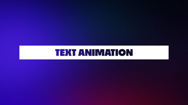 Editable Motion Typography