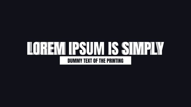 Modern Wide Caps Text Animations featuring a Fading Gradient Premiere Pro Template