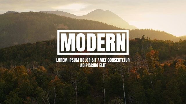 Narrow Frame Titles and Text Motion Typography Premiere Pro Template