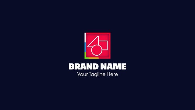 Animated Red Badge Logo Intros with Tagline Template for Adobe Premiere Pro