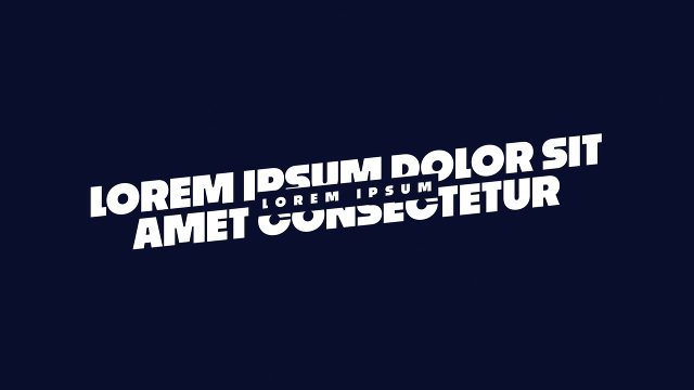 Bold Kinetic Text