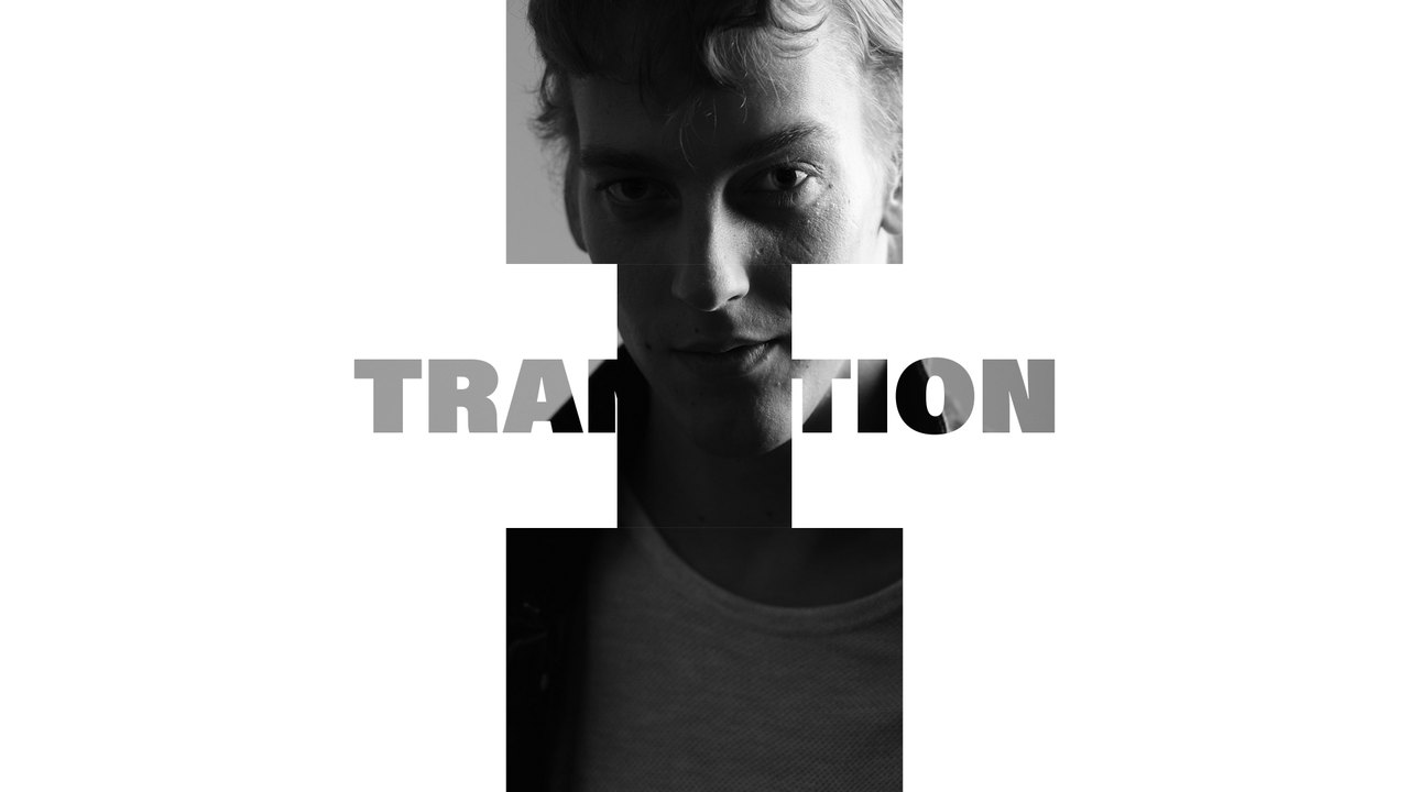 Grayscale Plus-Shape Opening Title Transition After Effects Template