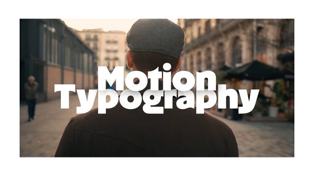 Animated Corporate Overlapping Motion Typography on Framed Media Window After Effects Video Template