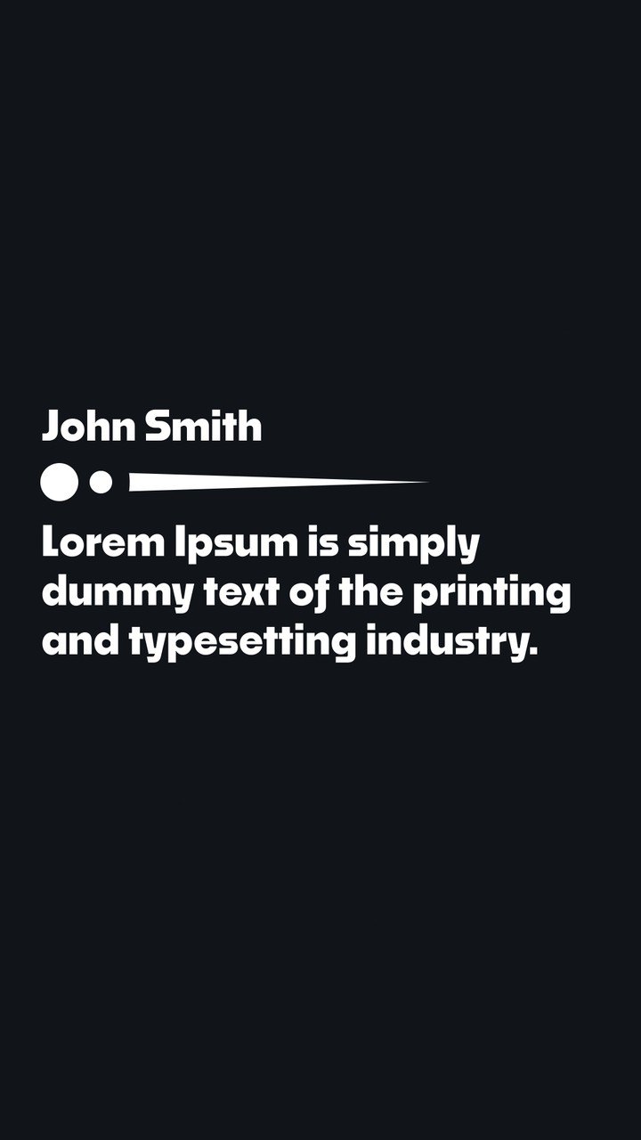 Vertical Author Dot Line Quote Card Animations After Effects Template