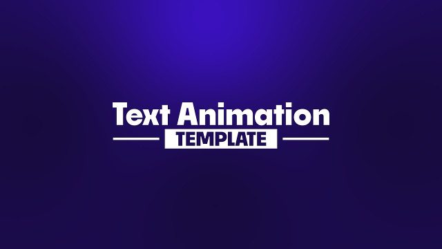 Electric Indigo Title with Ruled Tag Caption Premiere Pro MOGRT
