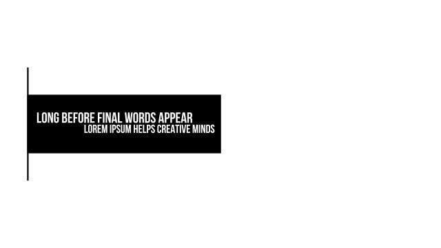 Minimal Hanging Box Title for Documentary Films – Free After Effects