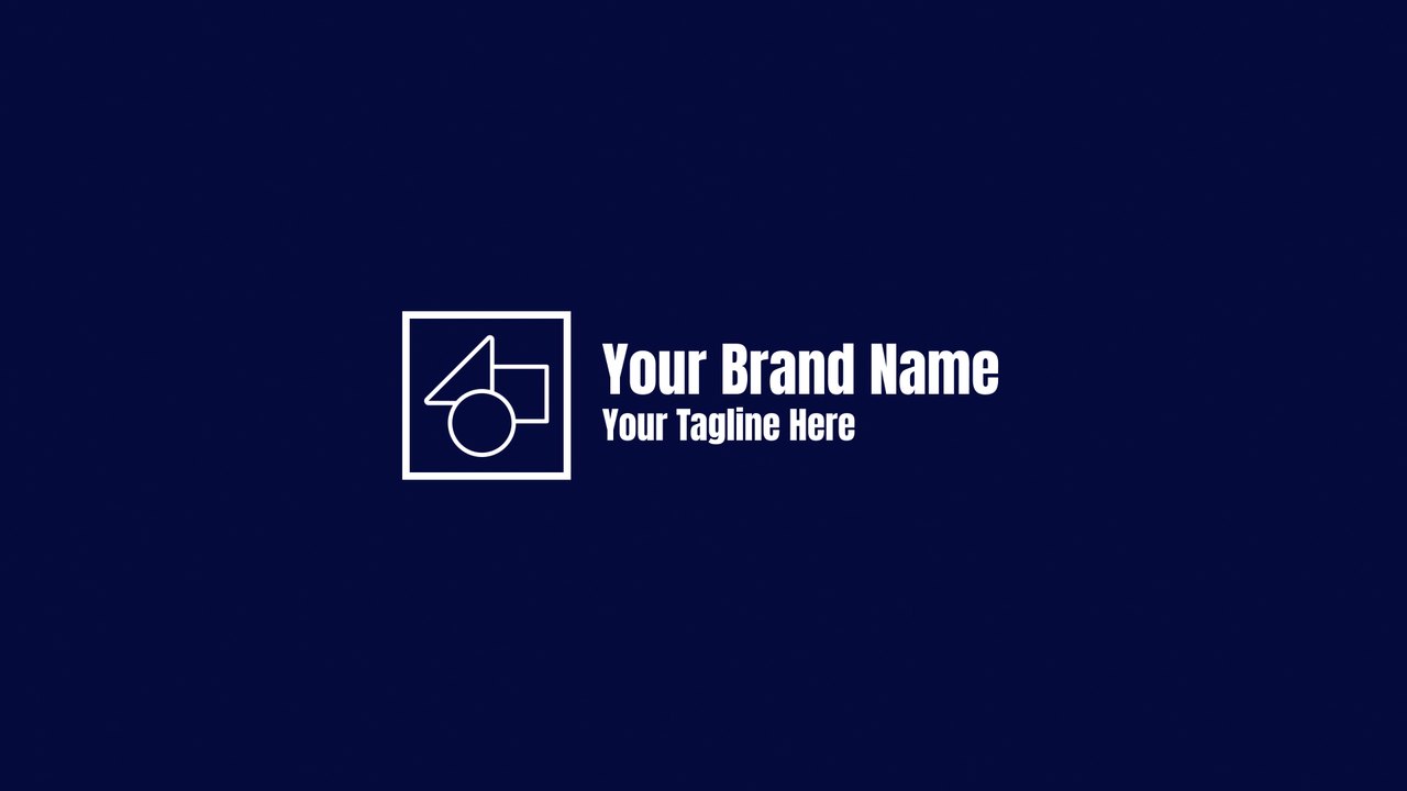 Rotating Diamond Square Frame Logo Reveal After Effects Template