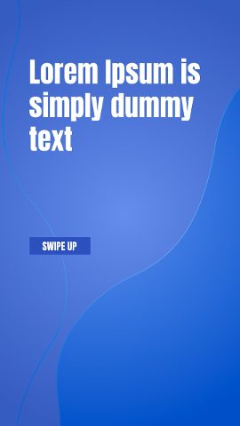 Vertical Business Story Text on Cobalt Flowing Curves Premiere Pro MOGRT