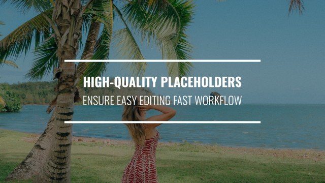 After Effects Double Line Accent Subtitle Free Template Download