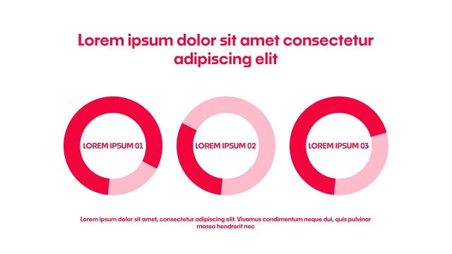 Animated Ring Chart Infographics Motion Graphics for Business Statistics After Effects Template Pack