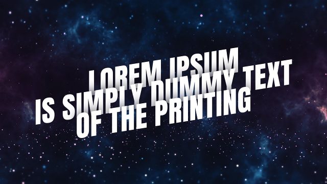 Slanted Three Line Kinetic Typography Titles with Angled Row Slides After Effects Template Pack