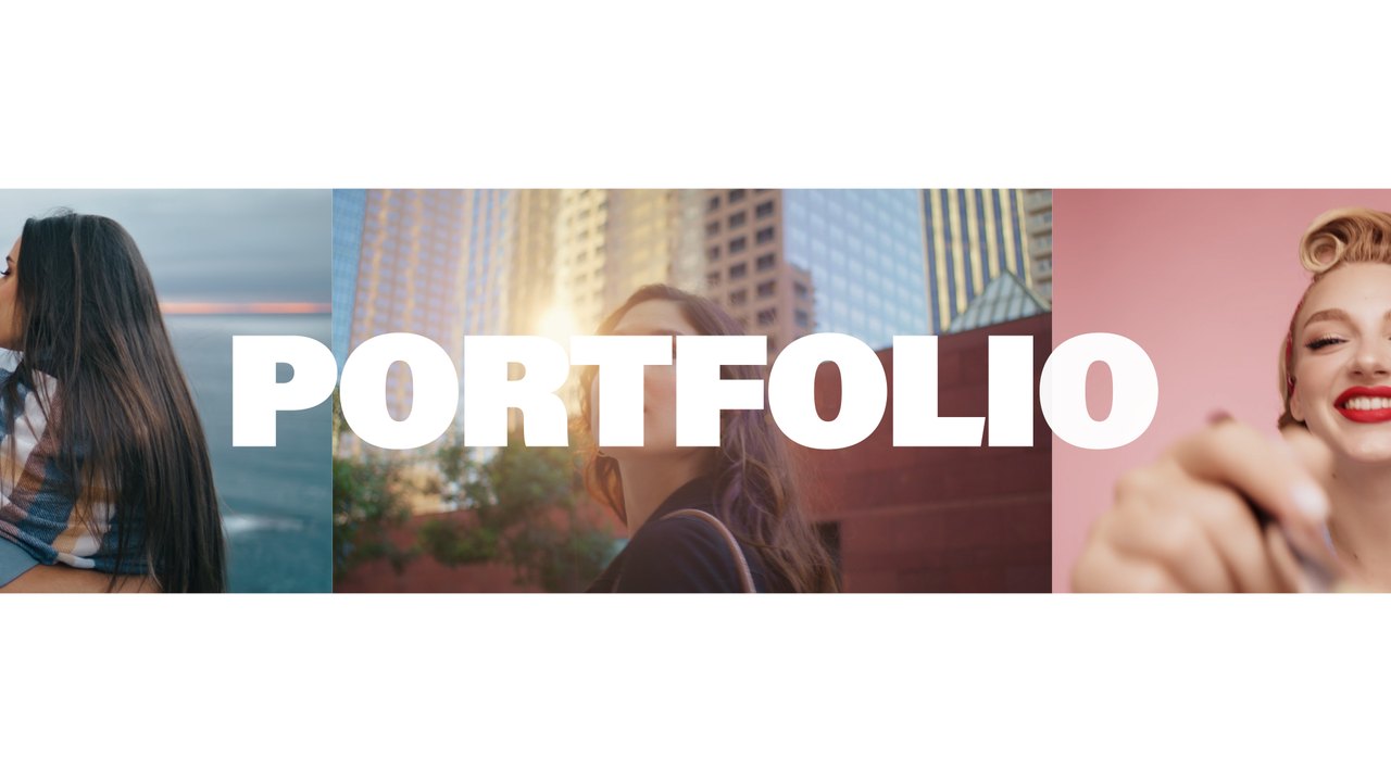 Sunlit Field Stylish Portfolio Slideshow Premiere Pro MOGRT