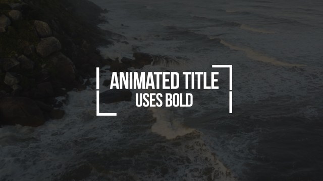 Film Typography: Open Corner – Free After Effects Project