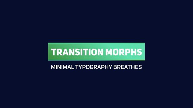 Free After Effects Green Gradient Headline Title for Corporate Presentations