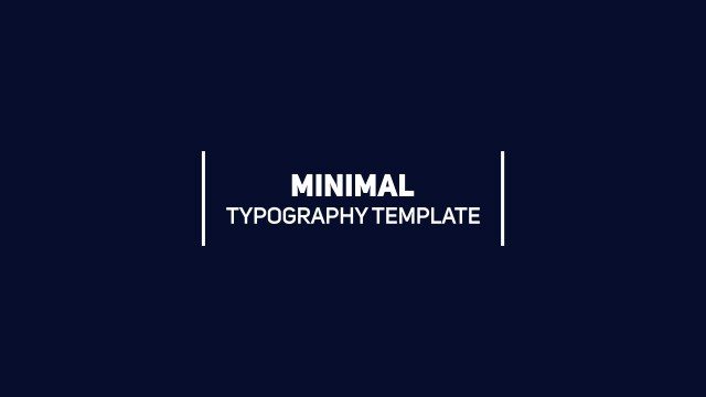 Corporate Thin Bracket Word Typography – Free After Effects Template