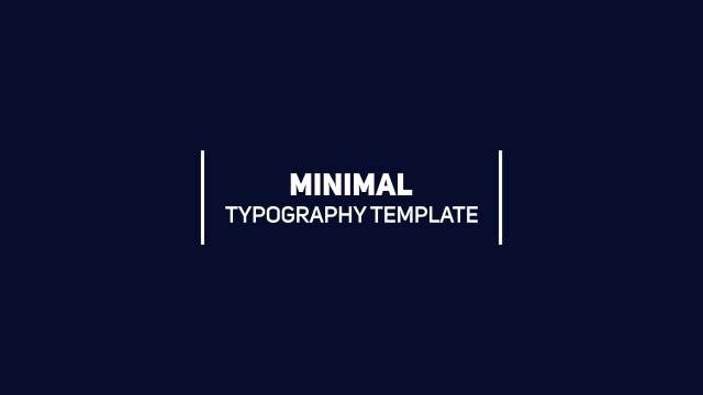 Corporate Thin Bracket Word Typography – Free After Effects Template