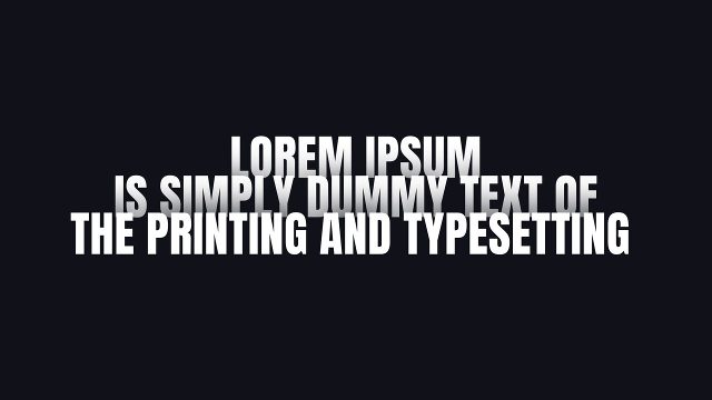 Dynamic Echo Ghost Paragraph Kinetic Typography After Effects Project