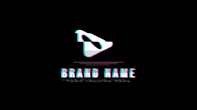 Chromatic Glitch Logo Animations Sound Effects Included After Effects Template