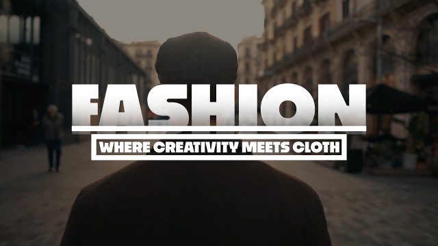 Gradient Fade Word Corporate Title featuring Thin Outline Subtitle Premiere Pro MOGRT