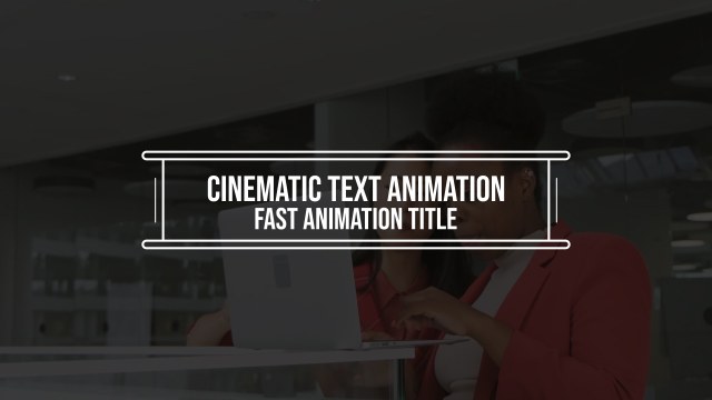 Minimal Top and Bottom Rule Title for Film Title Cards – Free After Effects