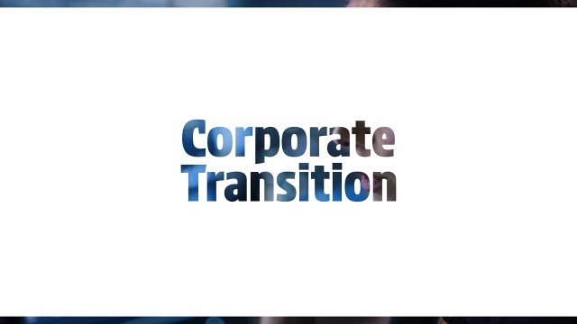 Animated Sleek Corporate Transitions featuring Two Line Heading on White Video Templates for Premiere Pro