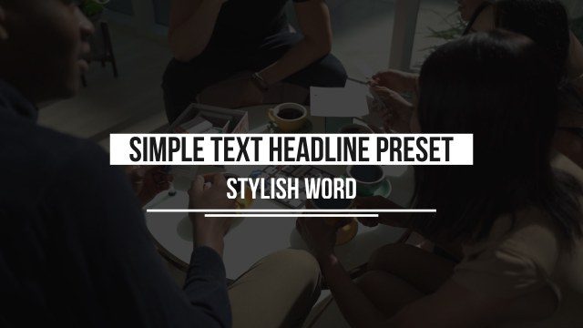 Inverted Headline Box Typography for Studio Shows in After Effects – Free Download