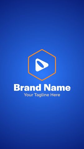 Smooth Vertical Logotype Reveal