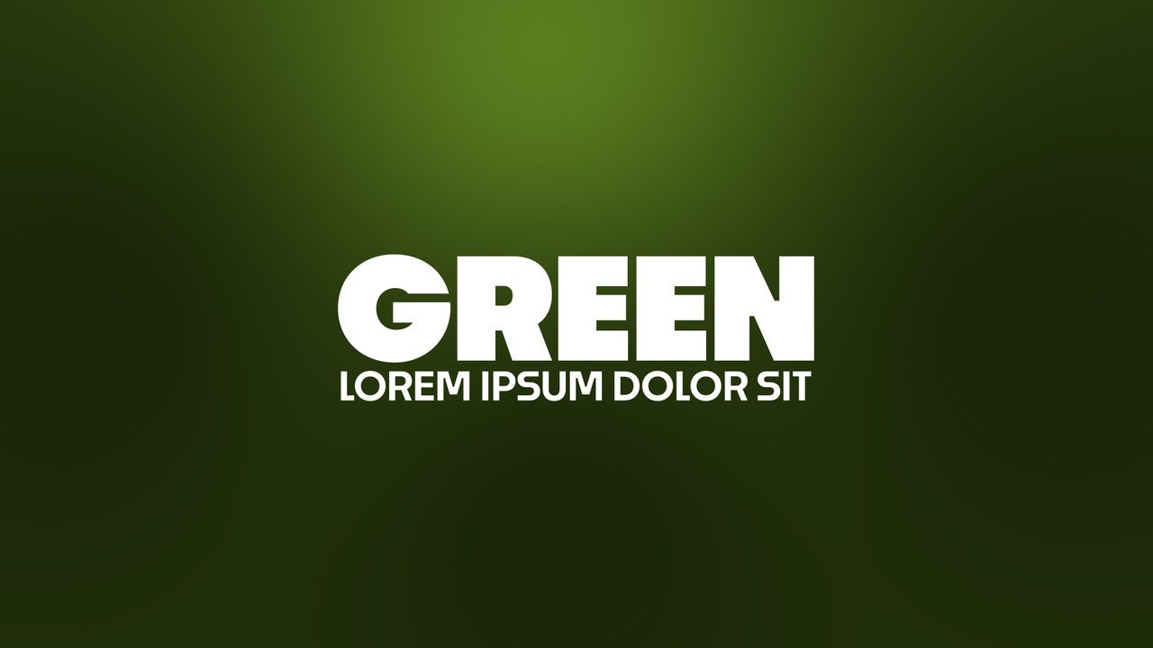 Wide Caps Word Title Animation on Lime Glow After Effects Template