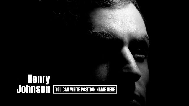 Mixed-Case Name with Inline Outline Role Lower Third After Effects Template
