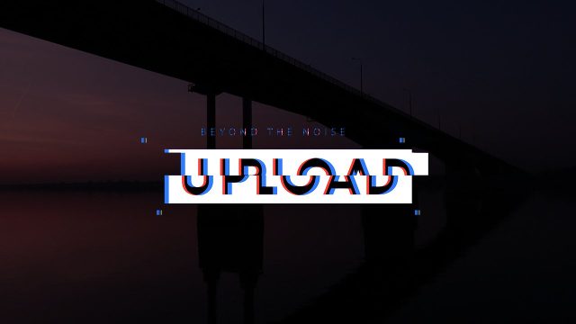 Clean Glitch Title and Chromatic Aberration Text in 4K After Effects Template