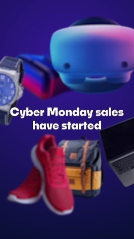 Vertical Cyber Monday Sale Reel featuring Six Product Countdown After Effects Template