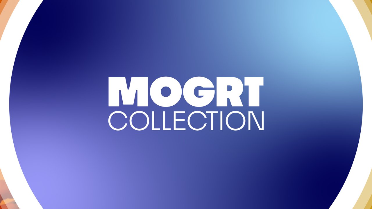 Expanding Circles Corporate Intro Animation featuring Gradient Title Premiere Pro MOGRT