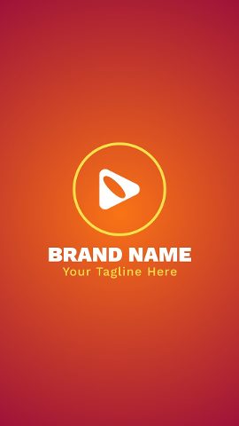 Minimalist and Elegant Vertical Logo Opener After Effects Template