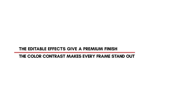 Minimal Red Rule Caption Text Animation – Free Premiere Pro MOGRT for Documentary Films