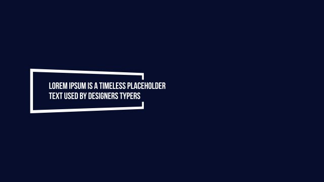 YouTube Skewed Trapezoid Title – Free After Effects Template