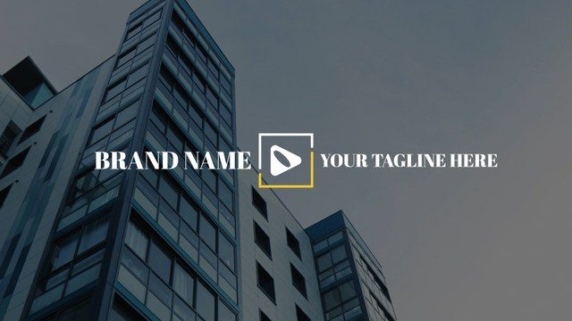 Brand Name and Logo Animation Free Template for Clean Minimal Intros