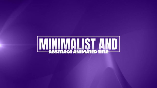 Seamless Large Outline Frame Title Animations for Intros Premiere Pro Motion Graphics Template