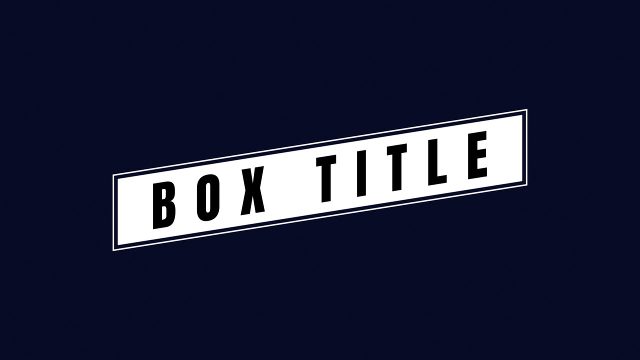 Stylish Angled Spaced Letter Frame Titles for Social Posts Premiere Pro Motion Graphics Template