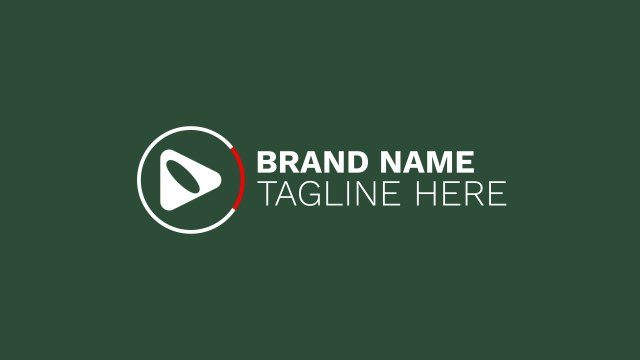 Circle Ring Logo Reveal with Brand Name and Tagline Free Premiere Pro Template Download