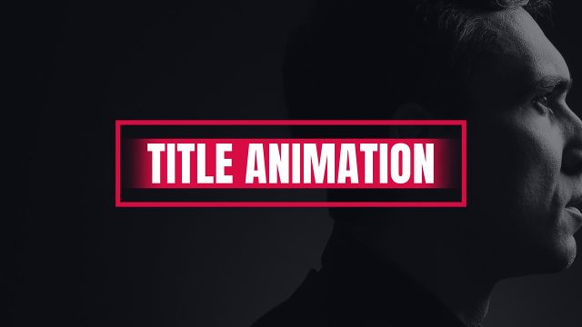 Minimal Red Box Slide Corporate Title Animation featuring Box Design Premiere Pro MOGRT