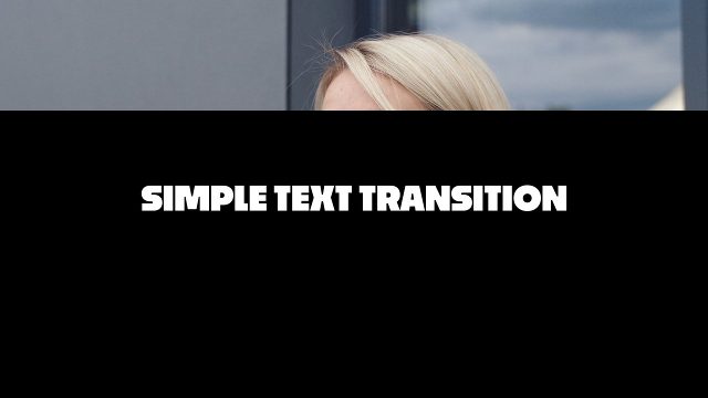 Simple Cutout Text Transition featuring a Diagonal Color Swipe for Premiere Pro