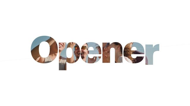 Fast and Clean Thin Frame Slideshow Opener After Effects Template