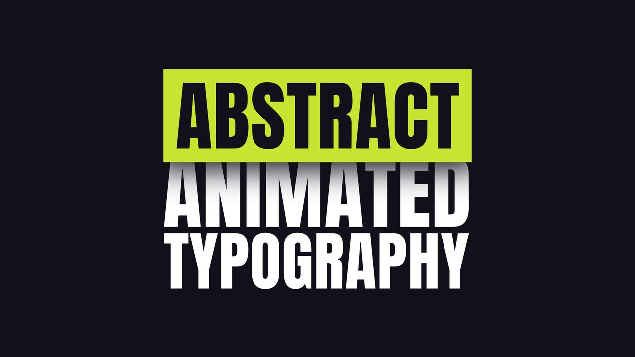 Lime Highlight Corporate Typography Title with Masked Lines After Effects Template
